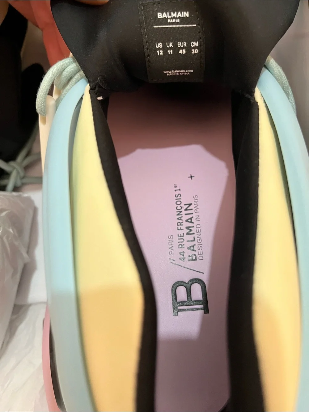 New Balmain Unicorn Low ‘Multicolor’ Trainers